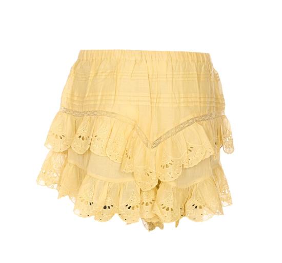 26SS 이자벨마랑에뚜왈 스커트 SH0021FED1J05E10LC YELLOW - ISABEL MARANT ETOILE