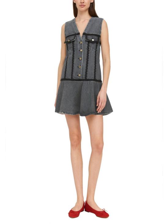 26SS 가니 원피스 A1030102 259 Grey - GANNI