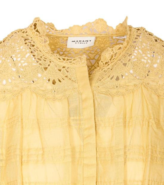 26SS 이자벨마랑에뚜왈 셔츠 HT0767FAD1J05E10LC YELLOW - ISABEL MARANT ETOILE