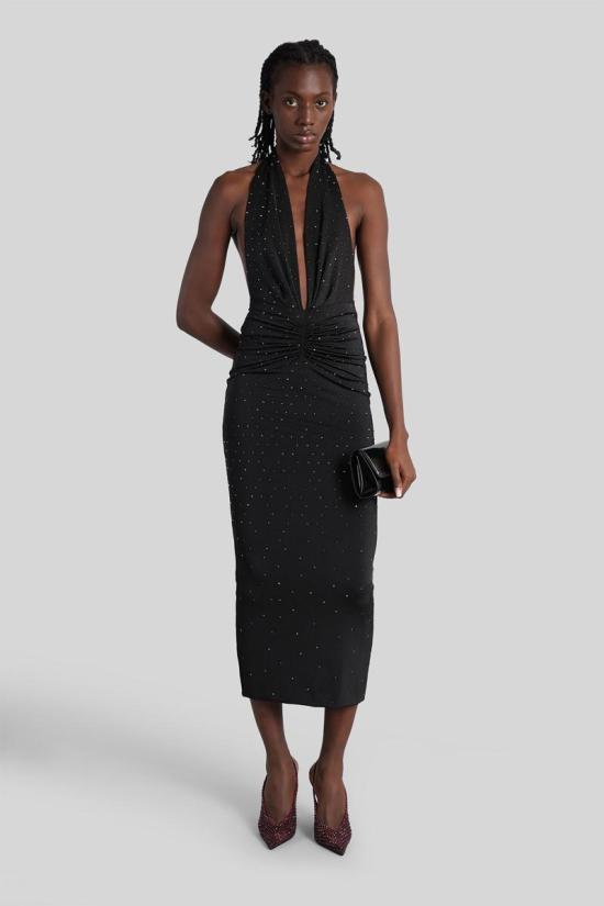 25FW 안다마네 롱 원피스 429298 TM180146B Black - ANDAMANE