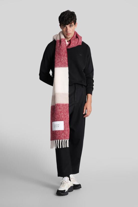 25FW 메종키츠네 스웨터 425501 PM00813KT1168 Black - MAISON KITSUNE