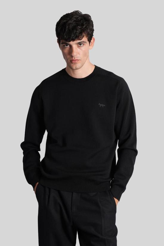 25FW 메종키츠네 스웨터 425501 PM00813KT1168 Black