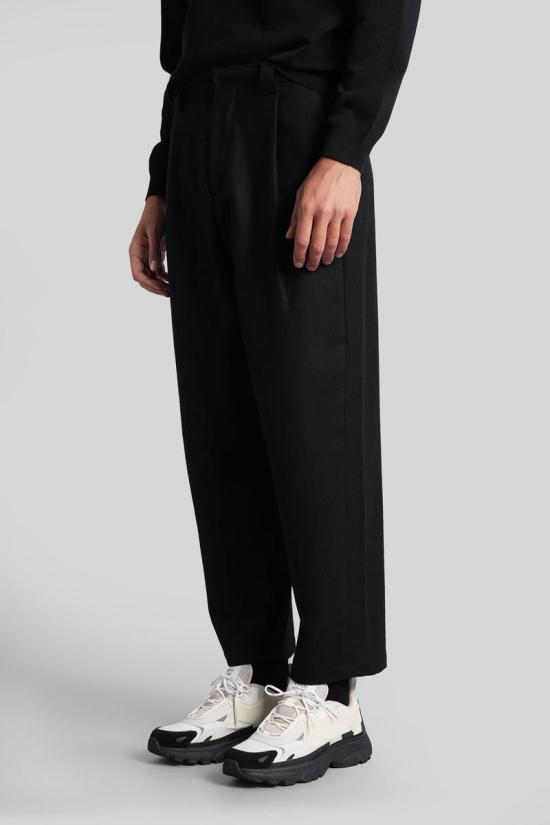 25FW 메종키츠네 숏팬츠 425502 PM01102WT3017 Black - MAISON KITSUNE