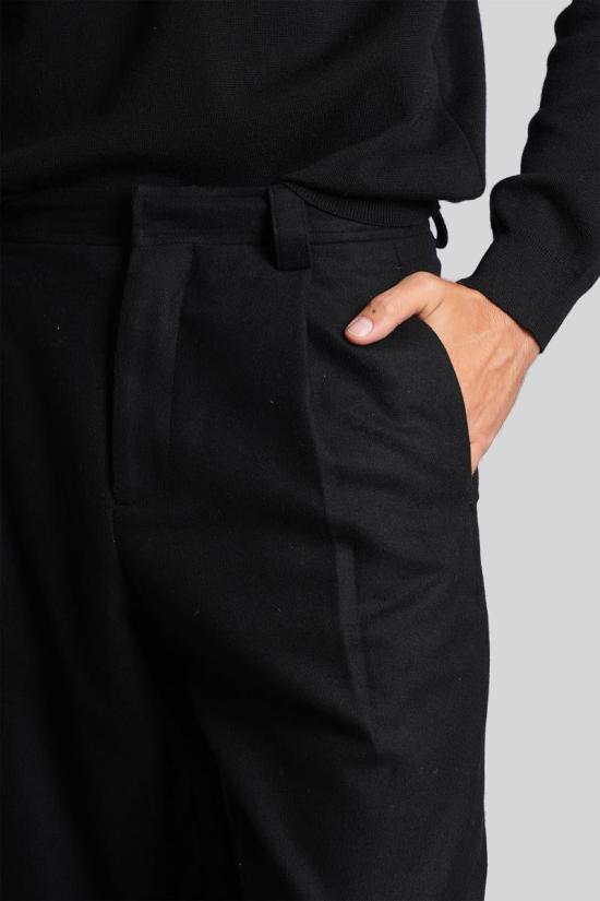 25FW 메종키츠네 숏팬츠 425502 PM01102WT3017 Black - MAISON KITSUNE