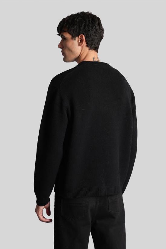 25FW 메종키츠네 스웨터 428746 PM00816KM0329 Black - MAISON KITSUNE