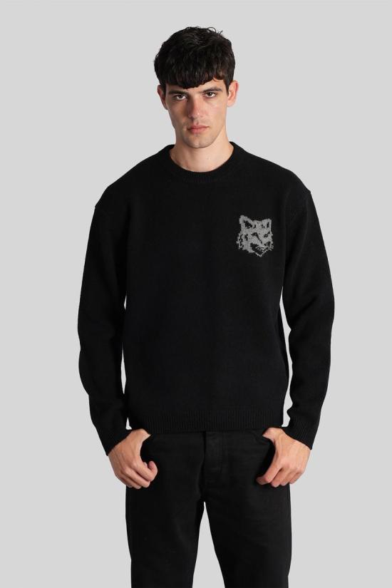 25FW 메종키츠네 스웨터 428746 PM00816KM0329 Black