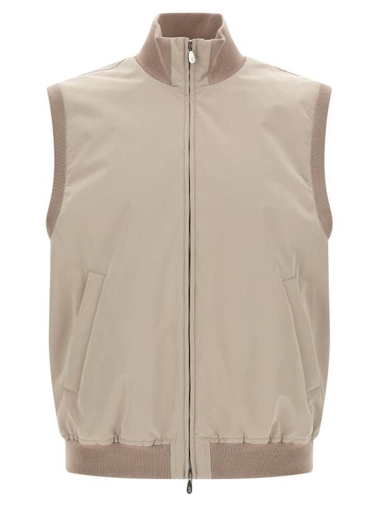 26SS 브루넬로 쿠치넬리 패딩 조끼 MM4796584CJM82 Beige