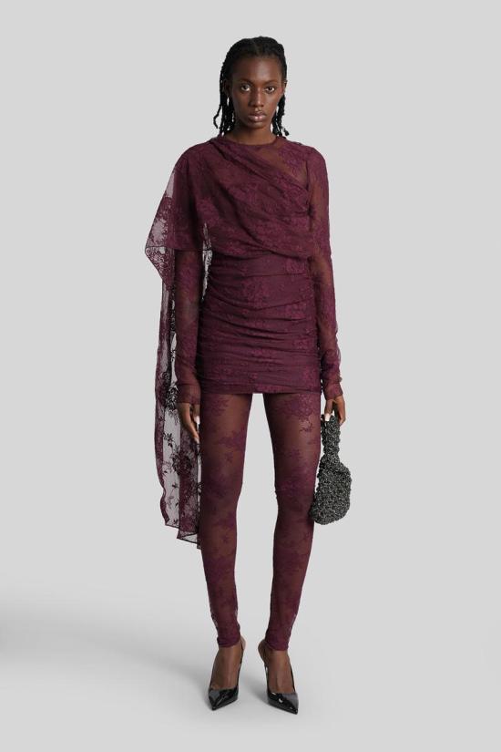 25FW 안다마네 숏 원피스 429294 TM180120A Red