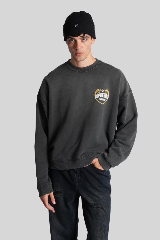 25FW 리프레젠트 스웨터 427484 MLM100367 GREY - REPRESENT