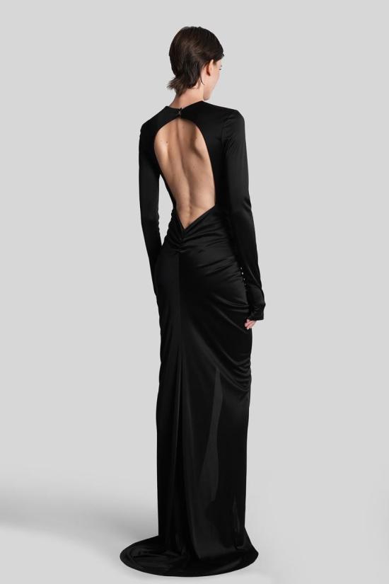 25FW 안다마네 롱 원피스 429299 TM180149A Black - ANDAMANE