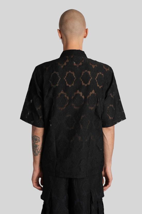 25FW 니들스 긴팔 셔츠 431047 RW274 Black - NEEDLES