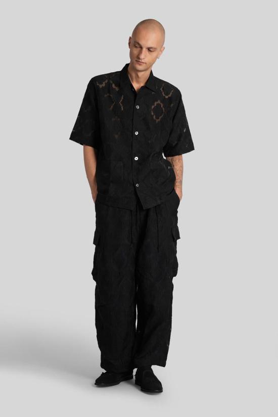 25FW 니들스 긴팔 셔츠 431047 RW274 Black - NEEDLES