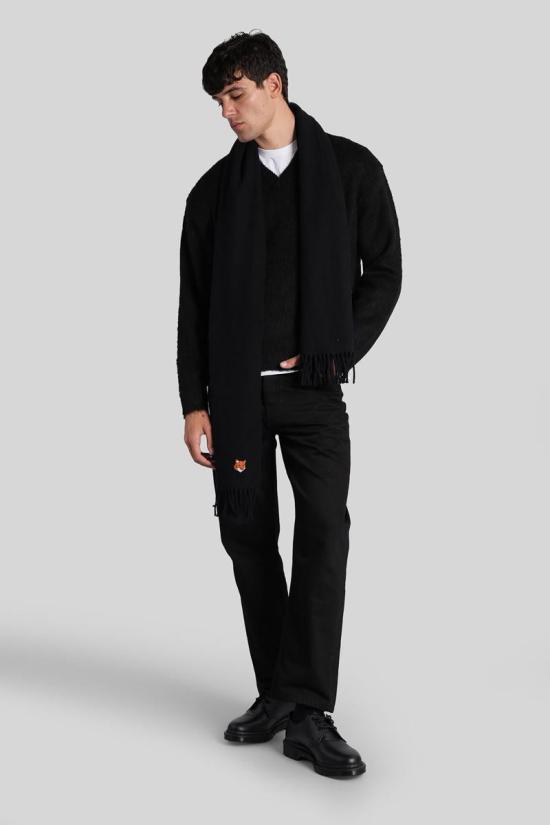 25FW 메종키츠네 스웨터 428744 PM00805KT1162 Black - MAISON KITSUNE