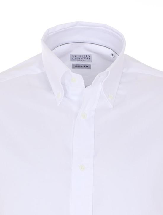 26SS 브루넬로 쿠치넬리 긴팔 셔츠 MBUC40038C159 WHITE - BRUNELLO CUCINELLI