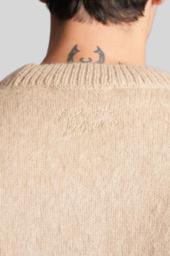 25FW 메종키츠네 가디건 428741 PM00503KT1162 Beige - MAISON KITSUNE