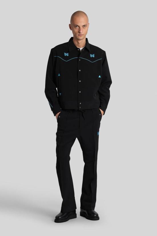 25FW 니들스 숏팬츠 431046 RW260 Black - NEEDLES