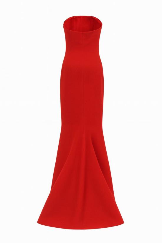 25FW 아멘쿠튀르 롱 원피스 ACW25507W25057400 RED - AMEN COUTURE