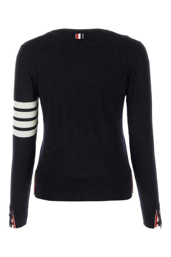 25FW 톰브라운 4바 릴렉스드 스웨터 FKA280AY1014 415 Blue - THOM BROWNE