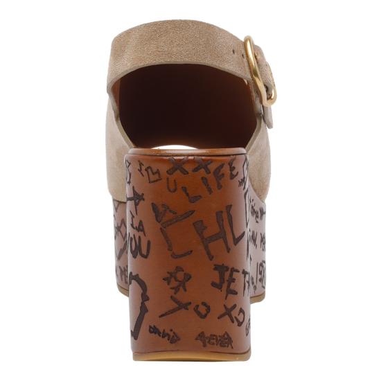 26SS 끌로에 샌들 25A10GRY751 Beige - CHLOE