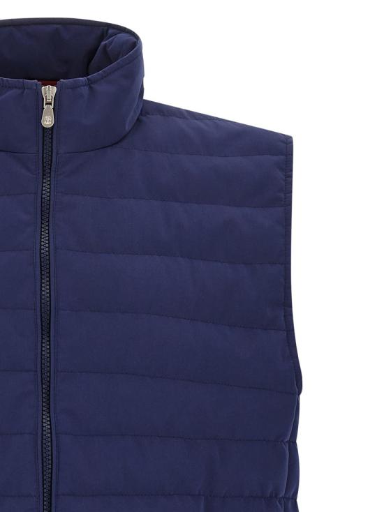 26SS 브루넬로 쿠치넬리 패딩 조끼 MM4791451CWG01 BLUE - BRUNELLO CUCINELLI