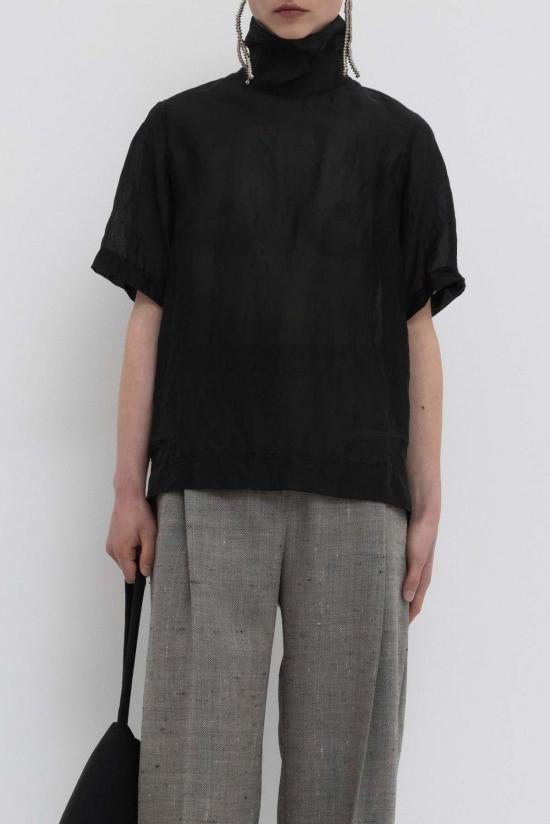  크리스티앙 뵈이넝스 터틀넥 Christian Wijnants Tapulo  탑 블랙