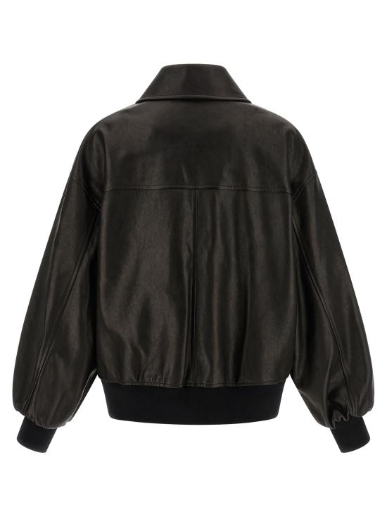 26SS 케이트 가죽 자켓 6166729200 Black - KHAITE