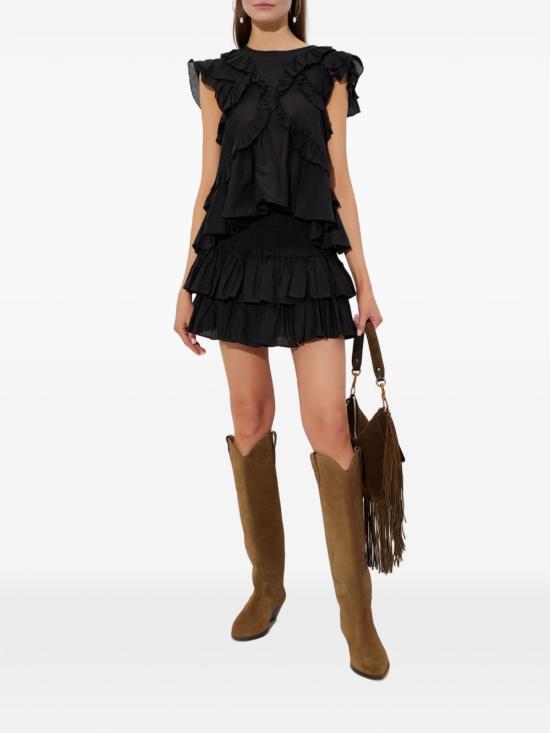 26SS 이자벨마랑에뚜왈 민소매 티셔츠 HT0828FA B3J04E 01BK Black - ISABEL MARANT ETOILE