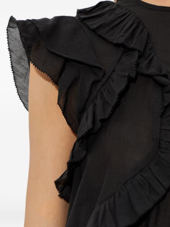 26SS 이자벨마랑에뚜왈 민소매 티셔츠 HT0828FA B3J04E 01BK Black - ISABEL MARANT ETOILE