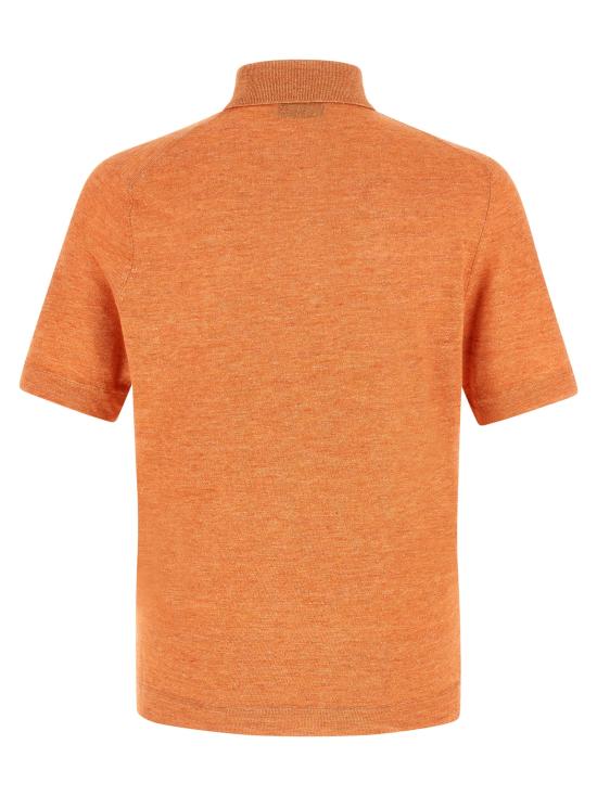 26SS 브루넬로 쿠치넬리 폴로 티셔츠 M2L00315C7859 Orange - BRUNELLO CUCINELLI