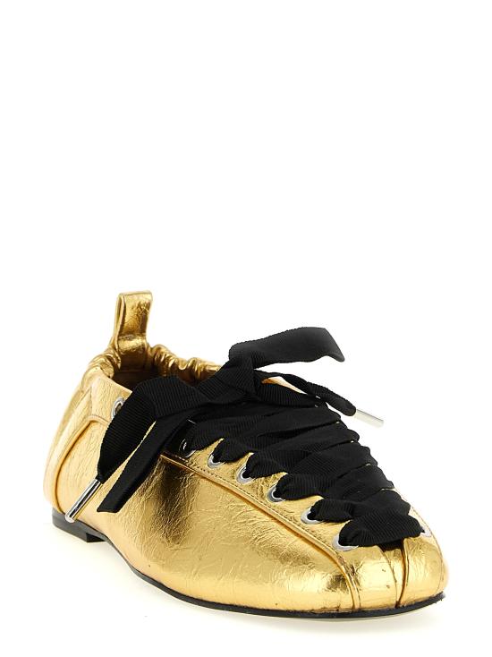 26SS 가니 플랫 슈즈 B1020041339 Gold - GANNI