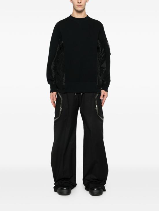 26SS 사카이 스웨터 SCM 326 002 Black - SACAI