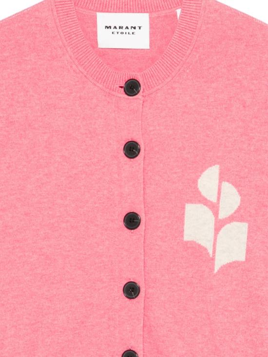26SS 이자벨마랑에뚜왈 가디건 CA0040FA A1X05E 40BG Pink - ISABEL MARANT ETOILE