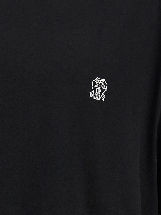 26SS 브루넬로 쿠치넬리 반팔 티셔츠 M0B137451GCCB75 Black - BRUNELLO CUCINELLI