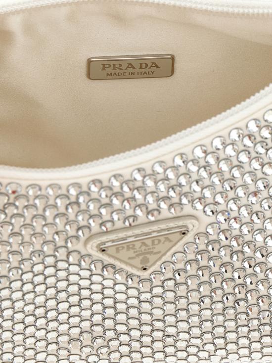 25FW 프라다 숄더백 1BC515VOOO2AWLF0009 White - PRADA