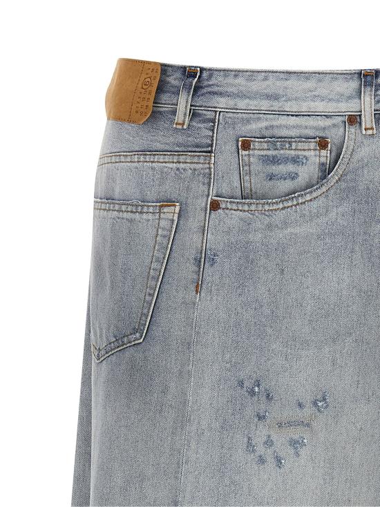 26SS MM6 메종마르지엘라 데님 스커트 S52MI0016M30055962 - MM6 MAISON MARGIELA