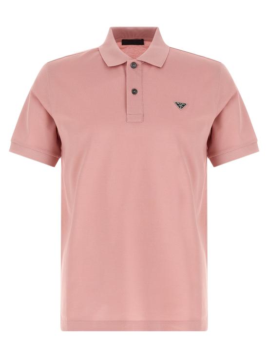 26SS 프라다 폴로 티셔츠 UJN444SWM31867F0E18 Pink