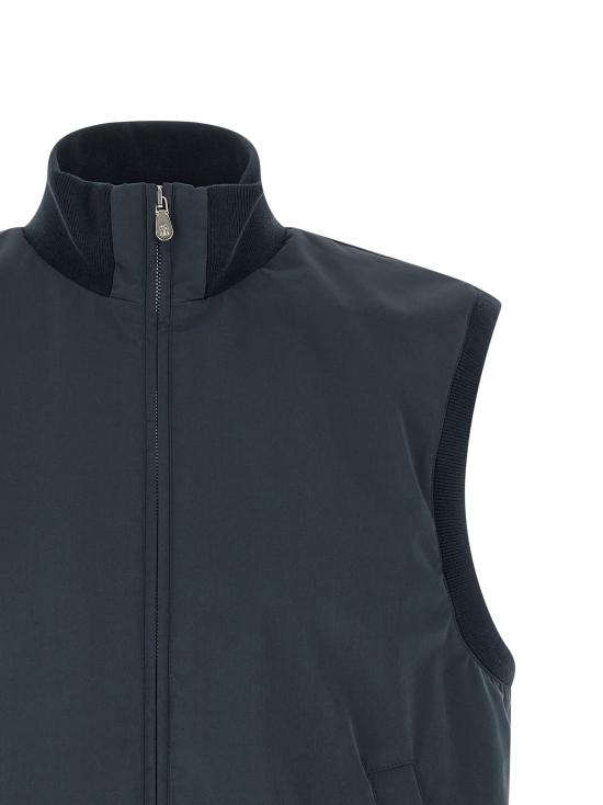 26SS 브루넬로 쿠치넬리 베스트 MM4796584CIR70 Blue - BRUNELLO CUCINELLI