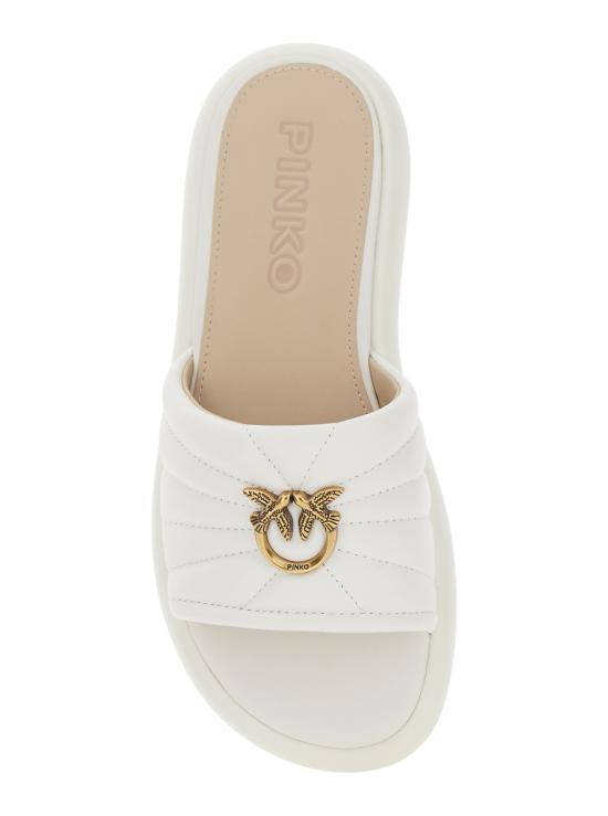 26SS 핑코 뮬/슬리퍼 SD0525P003Z12 White - PINKO