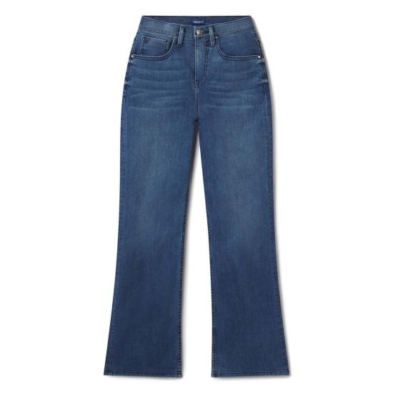  RUDES DENIM 데님 팬츠 루즈 데님 알리 부츠컷 진 코랄 블루