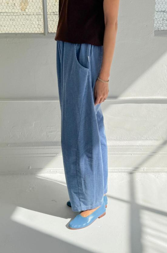  르 본 숍 크롭 팬츠 Le Bon Shoppe 소프트 코듀로이 아크 팬츠 - Le Bon Shoppe