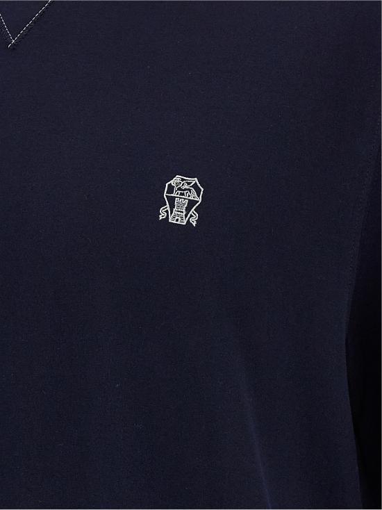 26SS 브루넬로 쿠치넬리 반팔 티셔츠 M0B137451GCD325 Blue - BRUNELLO CUCINELLI