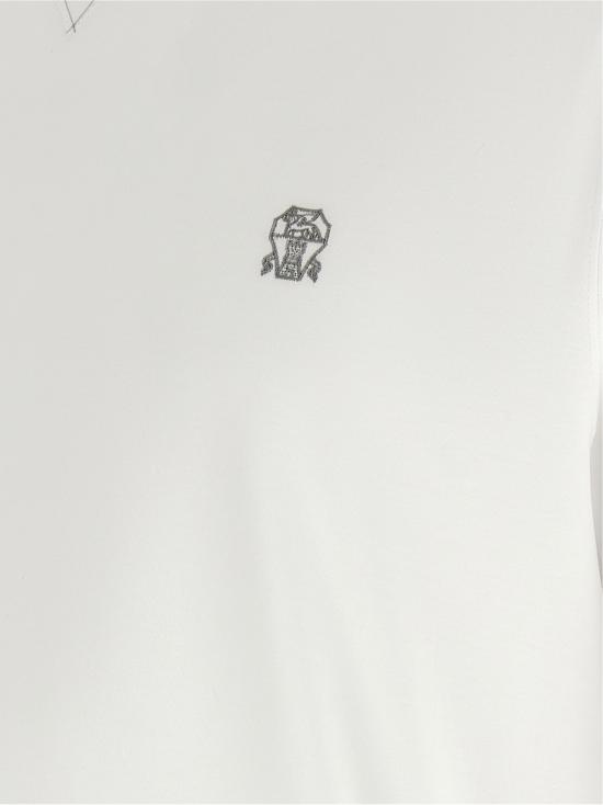 26SS 브루넬로 쿠치넬리 반팔 티셔츠 M0B137451GCW787 White - BRUNELLO CUCINELLI