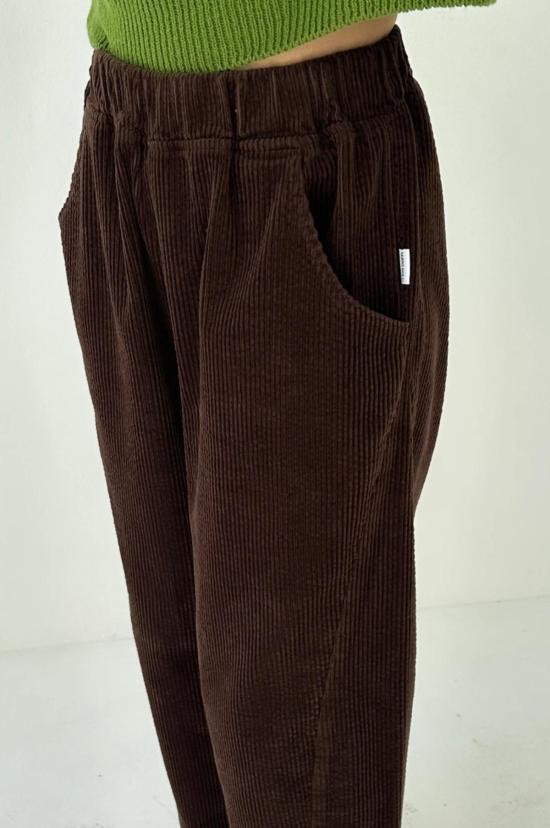  르 본 숍 크롭 팬츠 Le Bon Shoppe 소프트 코듀로이 아크 팬츠 - Le Bon Shoppe