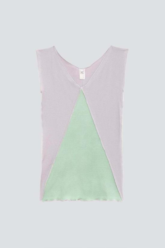  베이스레인지 민소매 티셔츠 버브 피 탱크탑