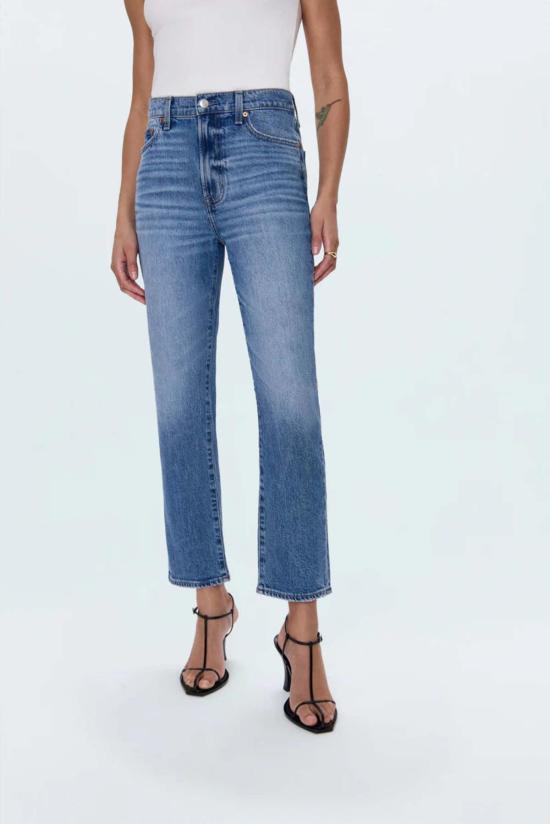  피스톨라 데님 팬츠 앨리 Hr 앵클 부츠 진 - PISTOLA