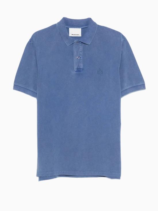 26SS 이자벨마랑 폴로 티셔츠 PL0003HA D1K02H 30IN INDIGO DOM