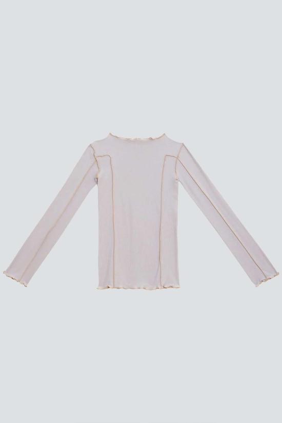  베이스레인지 긴팔 티셔츠 버브 퍼플 오마토 긴팔 상의 - BASERANGE