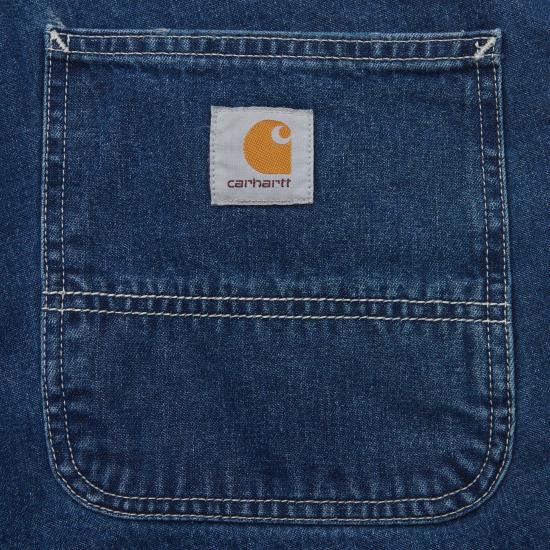  칼하트 WIP 심플 쇼츠 데님 I033333 0106 BLUE STONE WASHED DOM - CARHARTT WIP