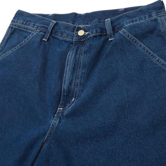  칼하트 WIP 심플 쇼츠 데님 I033333 0106 BLUE STONE WASHED DOM - CARHARTT WIP