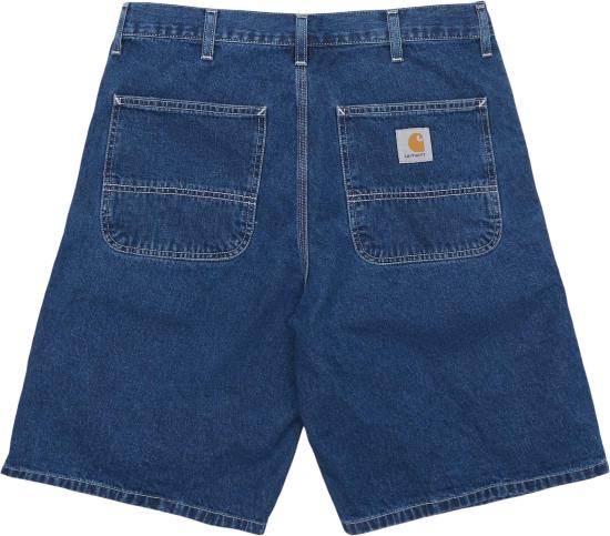 칼하트 WIP 심플 쇼츠 데님 I033333 0106 BLUE STONE WASHED DOM - CARHARTT WIP